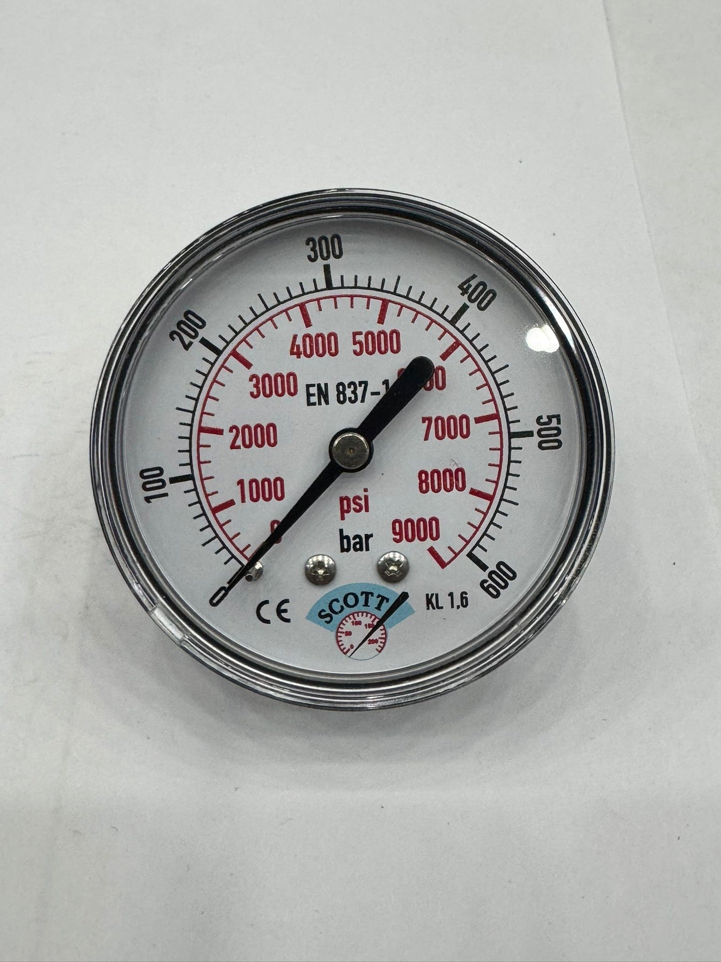 100 mm 1/2 Manometre Arkadan Bağlantılı 304 Paslanmaz Çelik Pirinç