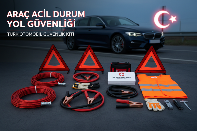 FİXİO Oto Trafik Seti 6’lı FTS-1006 | Acil Yol Güvenlik Seti