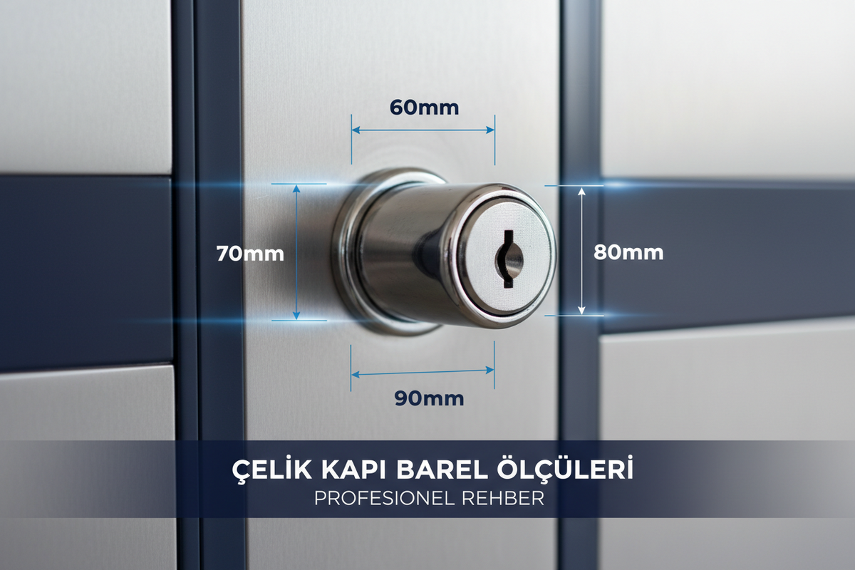 Çelik Kapı Barel Ölçüleri | 60, 70, 80, 90 mm Rehberi