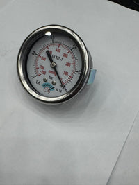 100 mm 1/2 Manometre Arkadan Panotip 304 Paslanmaz Çelik Pirinç