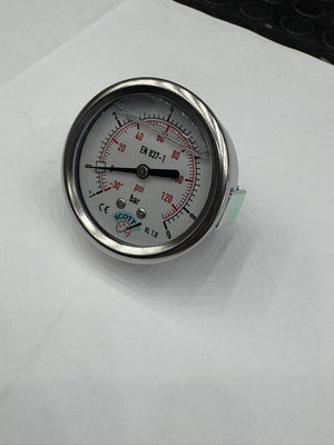 SCOTT 100 mm Panotip Manometre 1/2" Arkadan Bağlantılı | −1–+9 bar