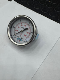 100 mm 1/2 Manometre Arkadan Panotip 304 Paslanmaz Çelik Pirinç