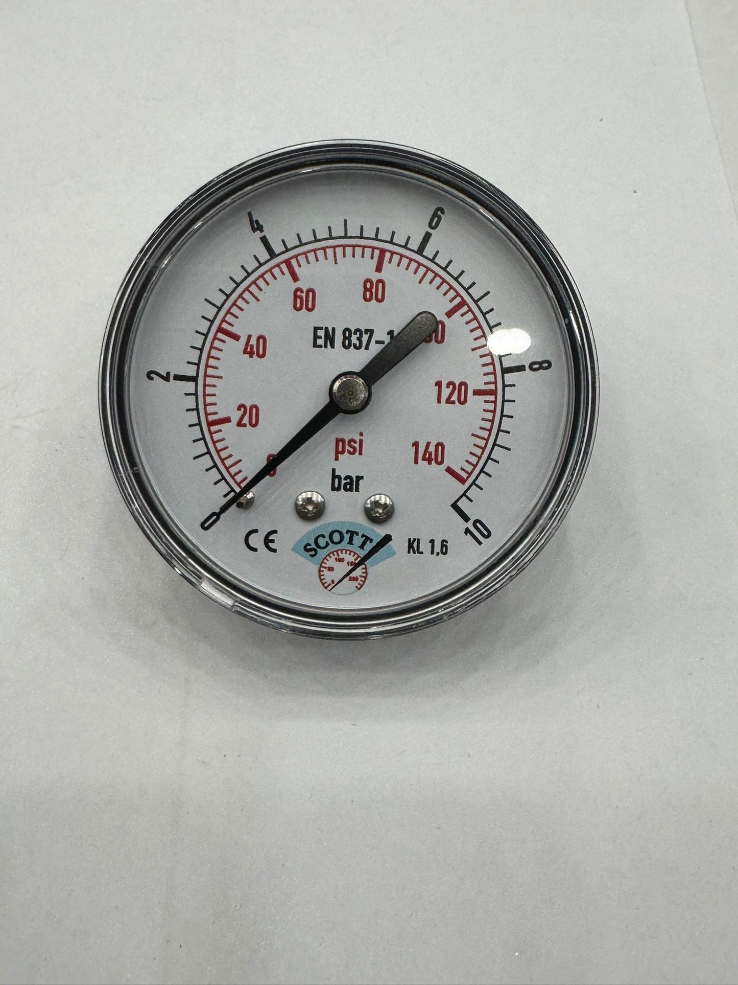 50 mm 1/4 Manometre Arkadan Bağlantılı 304 Paslanmaz Çelik Pirinç