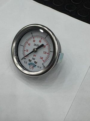 SCOTT 100 mm Panotip Manometre 1/2" Arkadan Bağlantılı | 0–10 bar