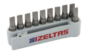 İZELTAŞ Düz Bits Uç Takımı (10 Parça, 25 mm) 1,2x6,5 mm | Bits Uç Takımı