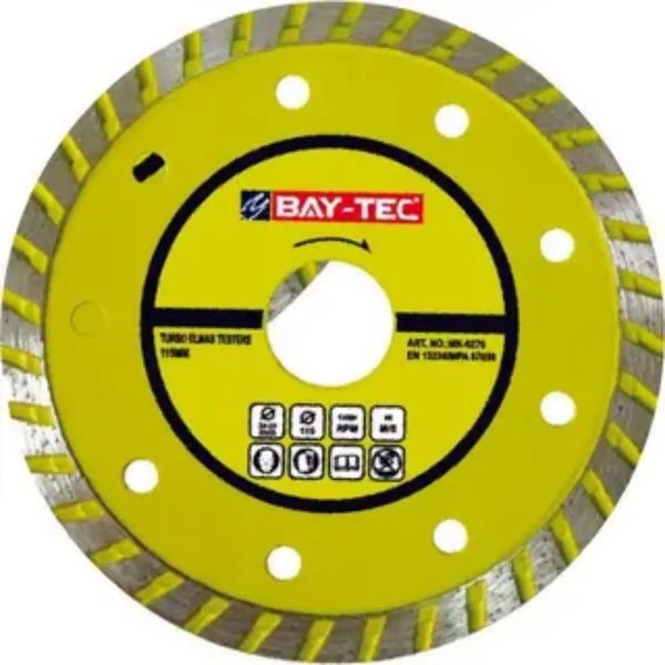 BAYTEC MK0270 Turbo Elmas Testere 115 mm | Kesme Diski