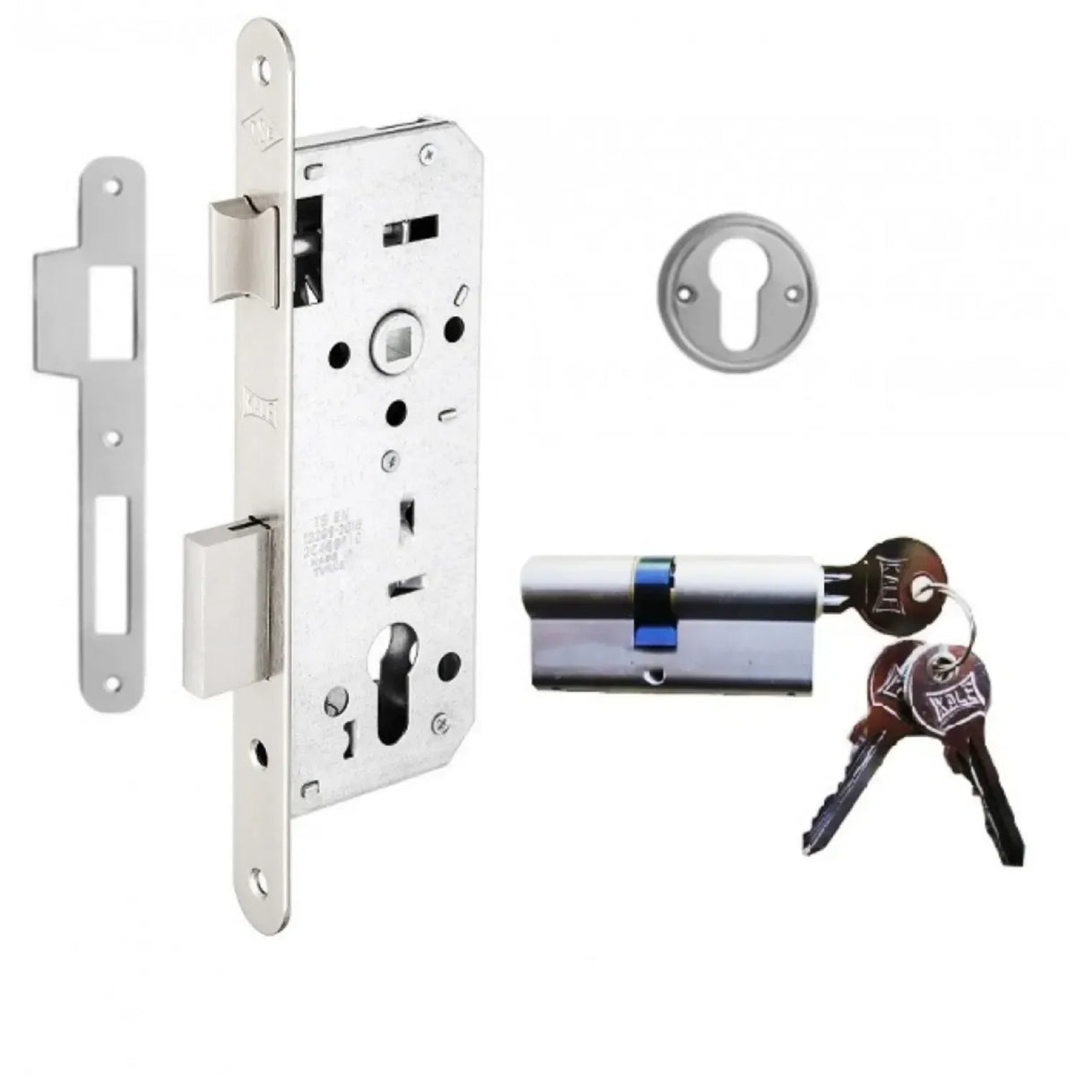 KALE SİLİNDİRLİ DAİRE KİLİDİ 152R/35 MM NİKEL OKAL
