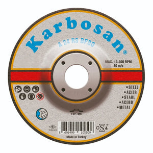 KARBOSAN NK Flex Taşlama Diski 180x6.4x22 | Metal Kesme ve Taşlama Taşı