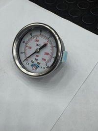 100 mm 1/2 Manometre Arkadan Panotip 304 Paslanmaz Çelik Pirinç