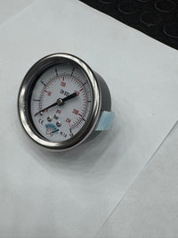 100 mm 1/2 Manometre Arkadan Panotip 304 Paslanmaz Çelik Pirinç