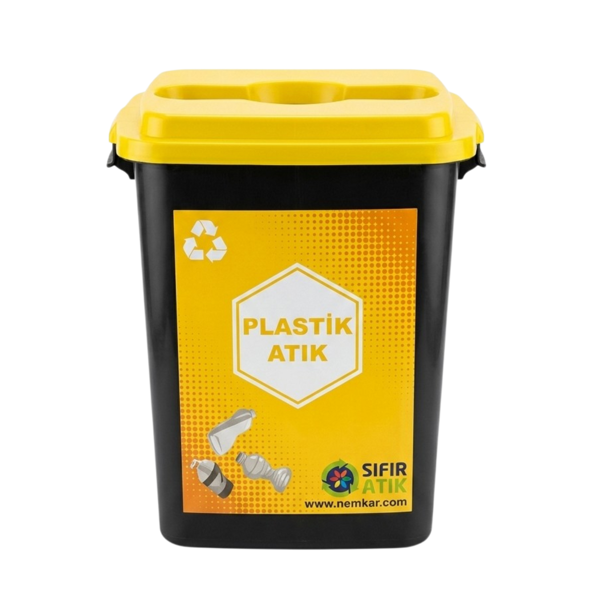 NOSSA SIFIR ATIK KUTUSU 70 LT PLASTİK ATIK