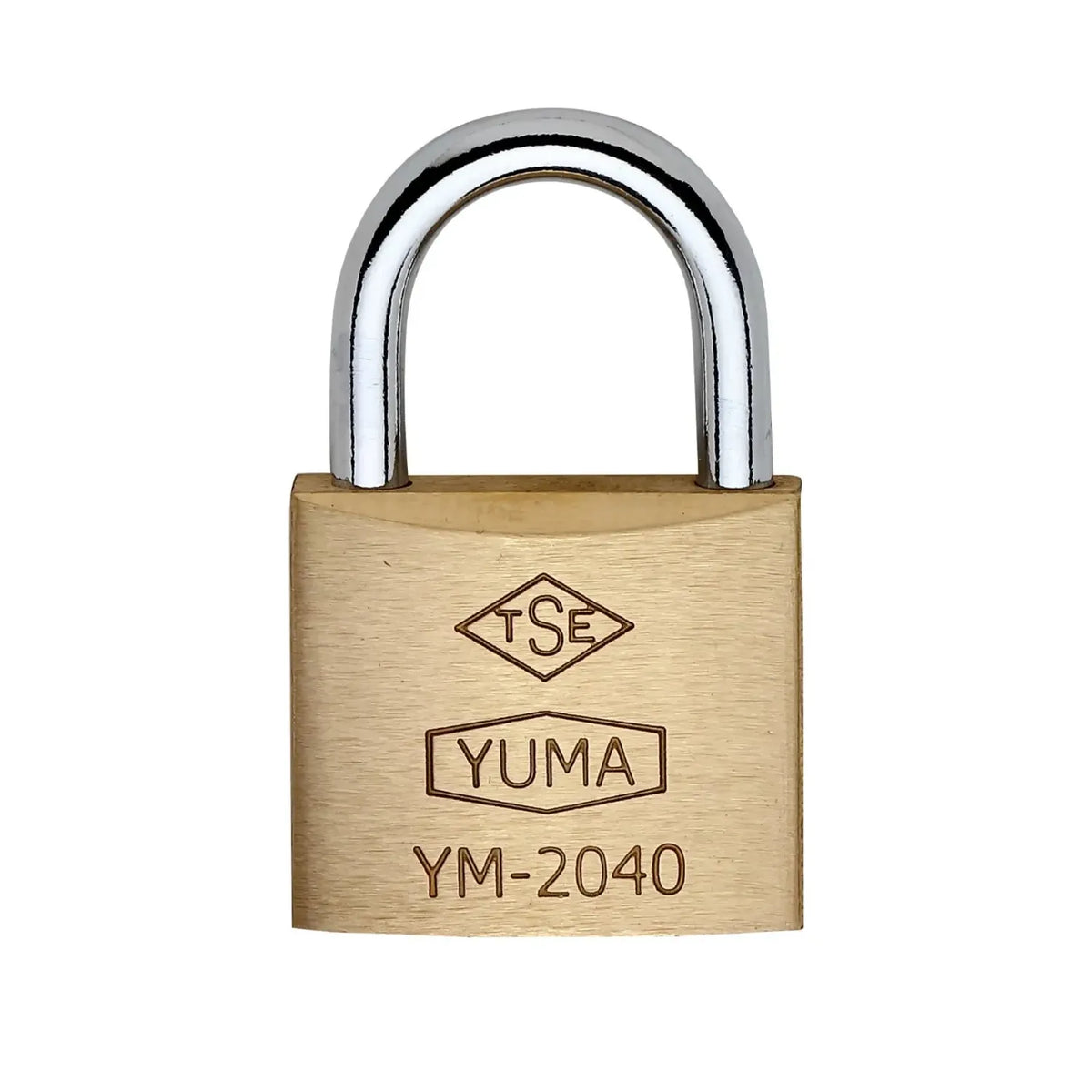 YUMA Pirinç Asma Kilit 40 mm YM-2040 | Dayanıklı Güvenlik Kilidi