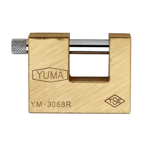 YUMA Kayar Milli Asma Kilit 68 mm | Pirinç Güvenlik Kilidi YM-3068