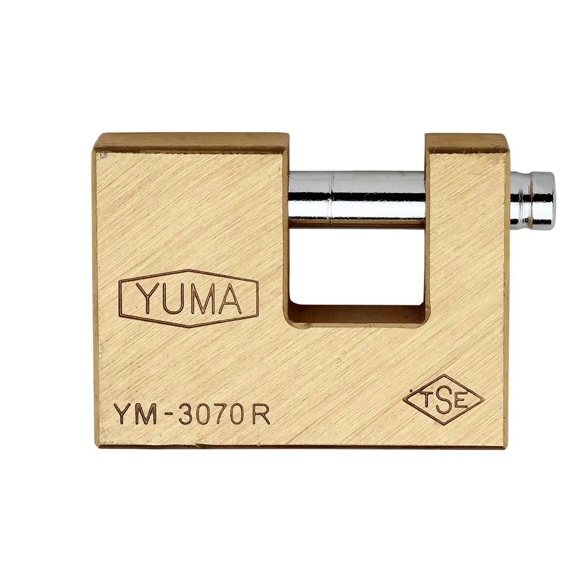 YUMA KAYAR MİLLİ ASMA KİLİT PİRİNÇ 70 MM YM-3070