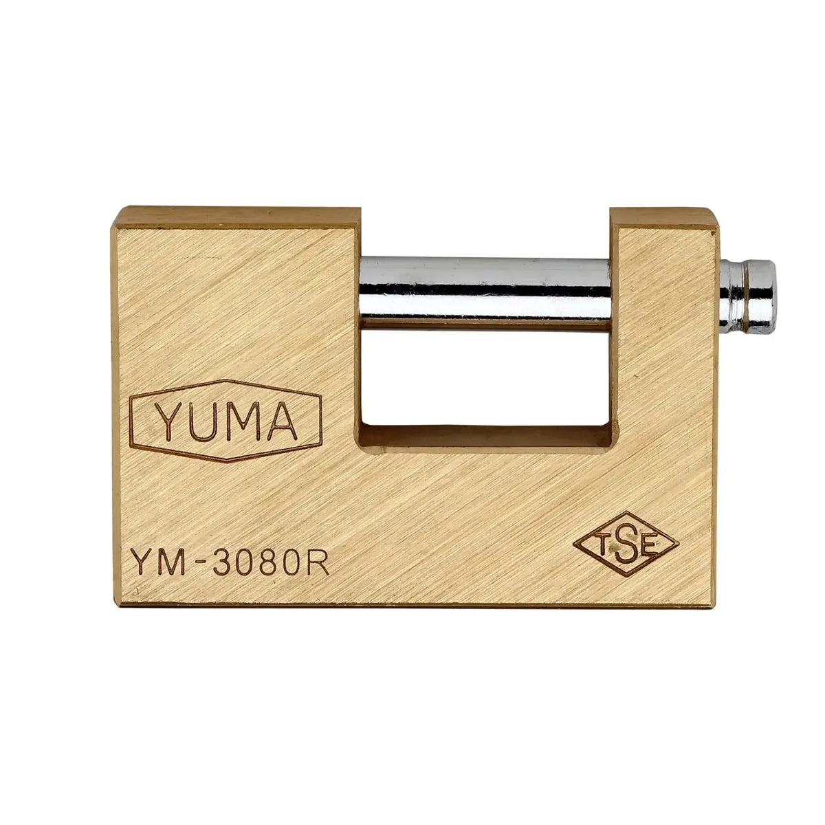 YUMA Kayar Milli Asma Kilit 80 mm | Pirinç Güvenlik Kilidi YM-3080