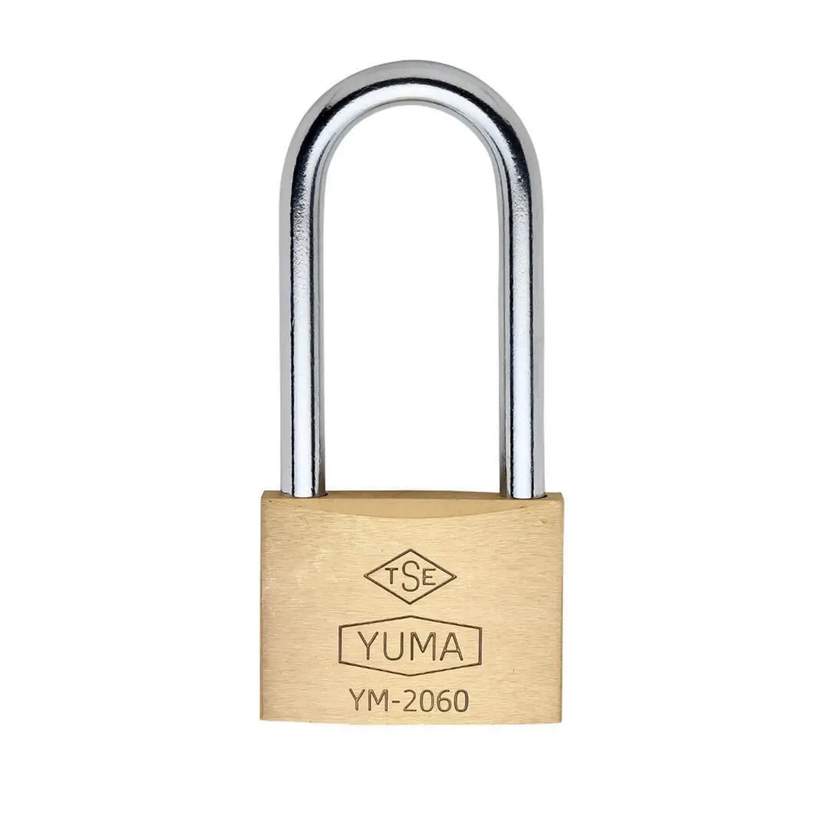 YUMA Uzun Asma Kilit 60 mm YM-2060L | Pirinç Güçlü Kilit