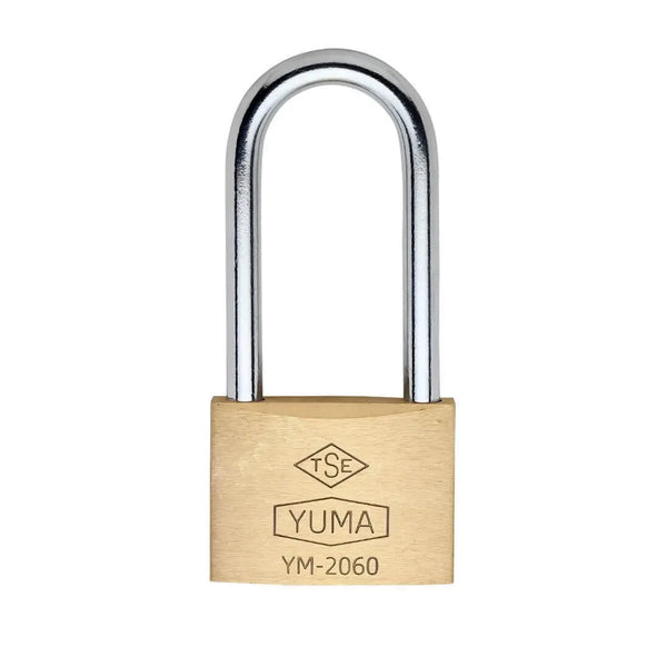 YUMA Uzun Asma Kilit 60 mm YM-2060L | Pirinç Güçlü Kilit