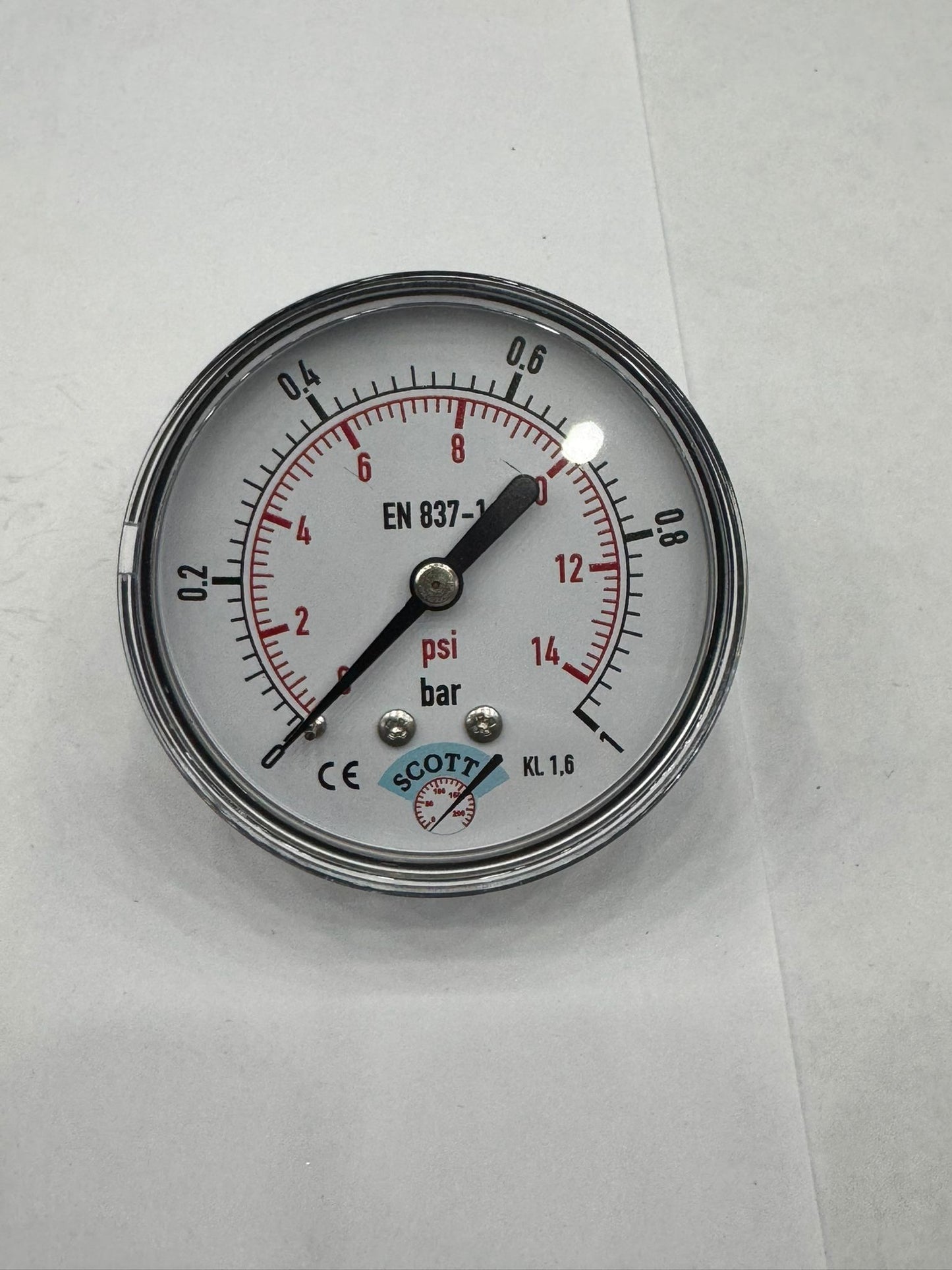 100 mm 1/2 Manometre Arkadan Bağlantılı 304 Paslanmaz Çelik Pirinç