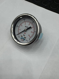 100 mm 1/2 Manometre Arkadan Panotip 304 Paslanmaz Çelik Pirinç