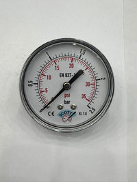 100 mm 1/2 Manometre Arkadan Bağlantılı 304 Paslanmaz Çelik Pirinç