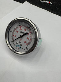 100 mm 1/2 Manometre Arkadan Bağlantılı Panotip 304 Paslanmaz Çelik Pirinç