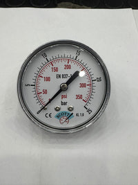 100 mm 1/2 Manometre Arkadan Bağlantılı 304 Paslanmaz Çelik Pirinç