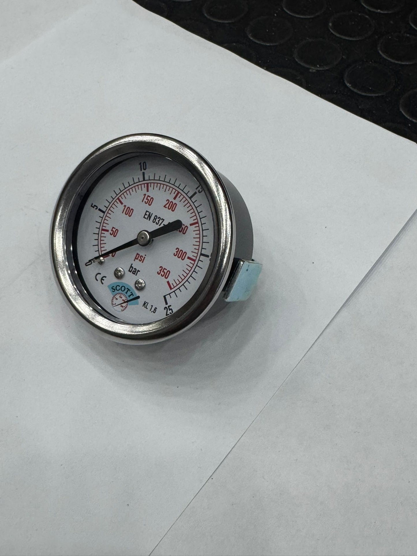 100 mm 1/2 Manometre Arkadan Panotip 304 Paslanmaz Çelik Pirinç