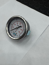 100 mm 1/2 Manometre Arkadan Panotip 304 Paslanmaz Çelik Pirinç