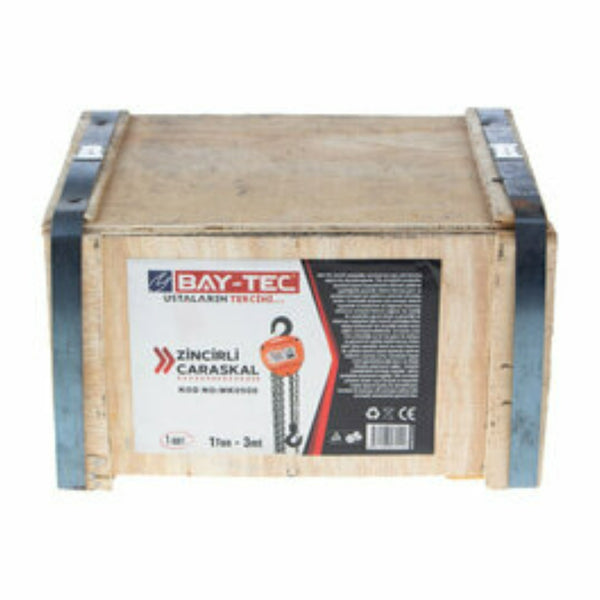 BAYTEC Zincirli Ceraskal 1 Ton 3 mt (MK0500)