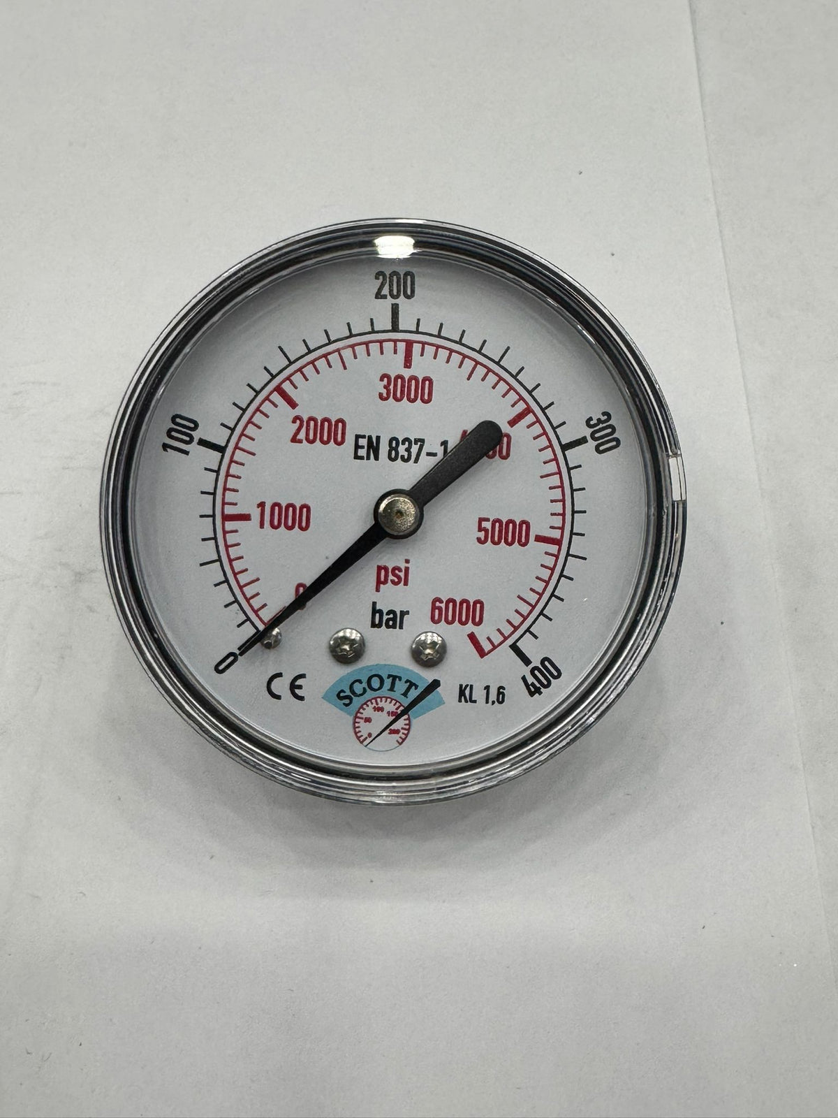 SCOTT 63 mm Gliserinli Manometre 1/4