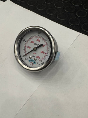 SCOTT 63 mm 1/4" Panotip Manometre Arkadan Bağlantılı | 0–400 bar