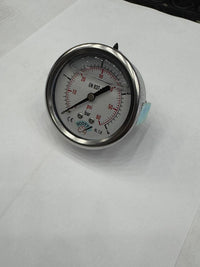 100 mm 1/2 Manometre Arkadan Bağlantılı Panotip 304 Paslanmaz Çelik Pirinç