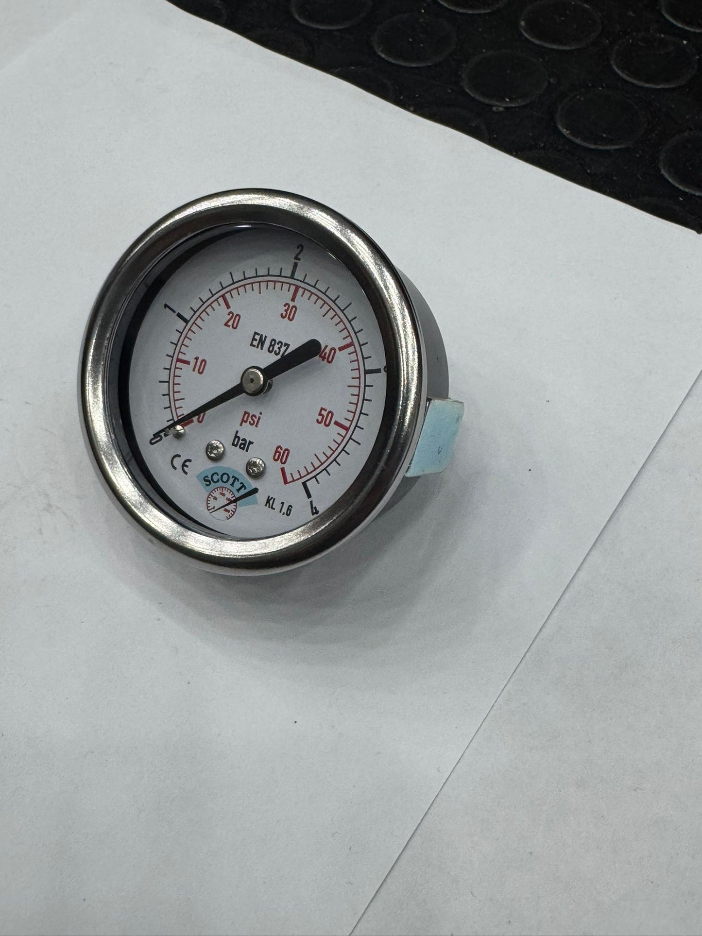 50 mm 1/4 Manometre  Arkadan Bağlantılı Panotip 304 Paslanmaz Çelik Pirinç