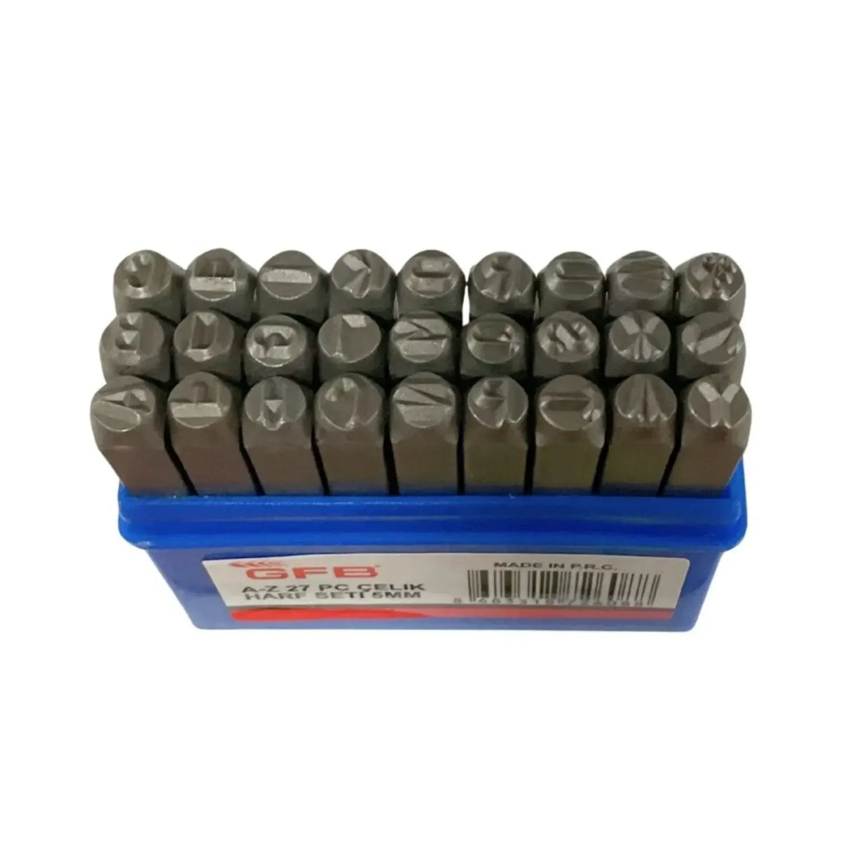 GFB ÇELİK HARF TAKIMI 8 MM KOD:6796