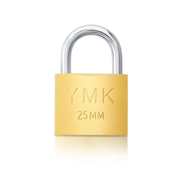 YMK Asma Kilit 25 mm Sarı YMK-1225B | Küçük Boy Kilit