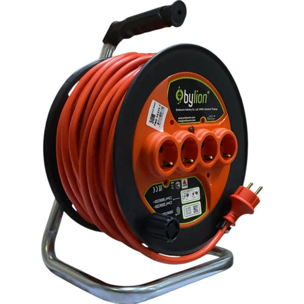 BYLİON Seyyar Makara Kablo 3x2.5mm 50 mt (PMK50325F)