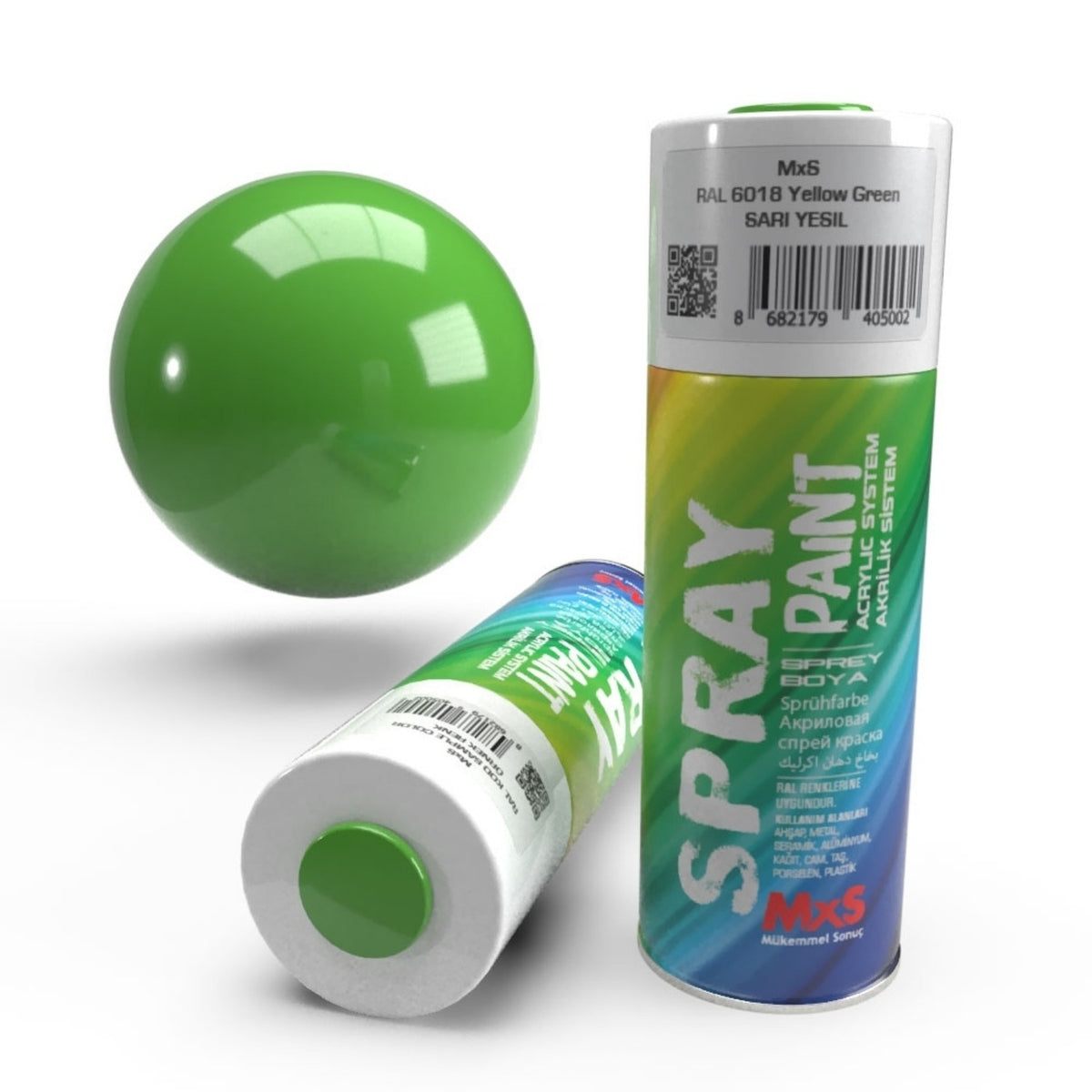 MXS SPREY BOYA 400 ML RAL6026 OPAL YEŞİL