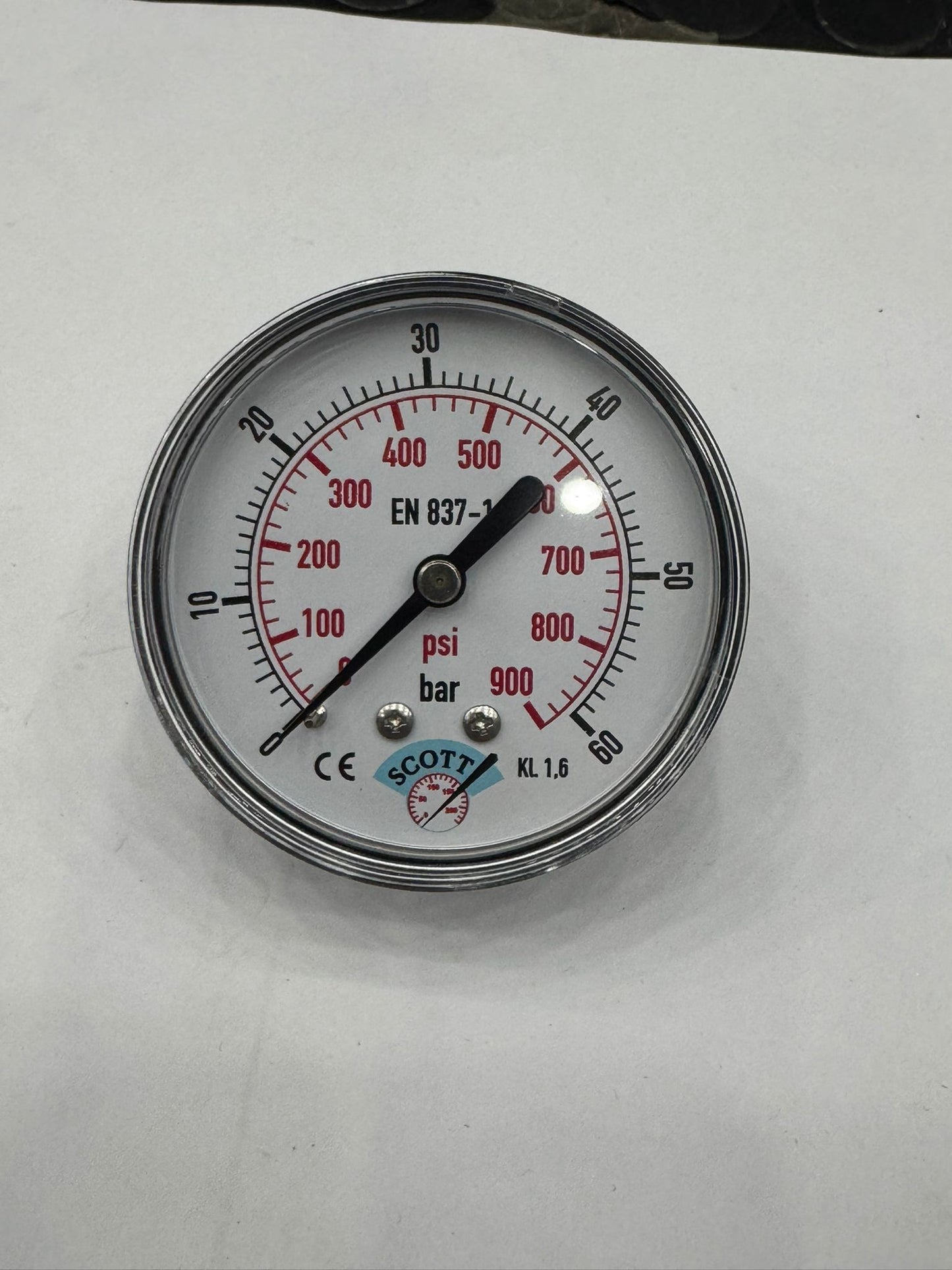 100 mm 1/2 Manometre Arkadan Bağlantılı 304 Paslanmaz Çelik Pirinç