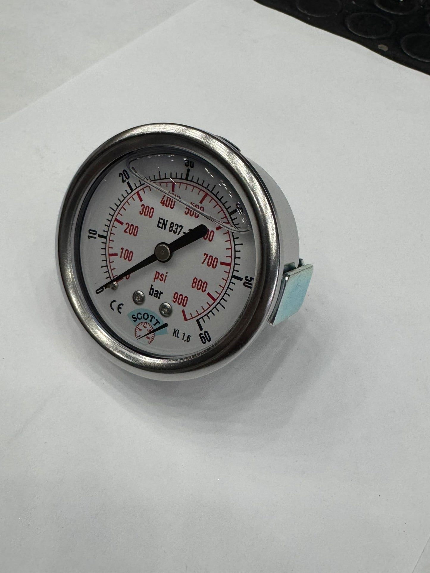 100 mm 1/2 Manometre Arkadan Bağlantılı Panotip 304 Paslanmaz Çelik Pirinç