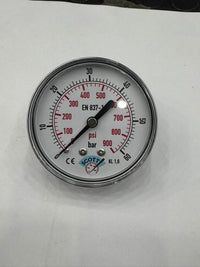 50 mm 1/4 Manometre Arkadan Bağlantılı 304 Paslanmaz Çelik Pirinç