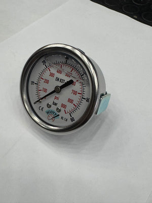 SCOTT 63 mm Panotip Manometre 1/4" Arkadan Bağlantılı | 0–60 bar