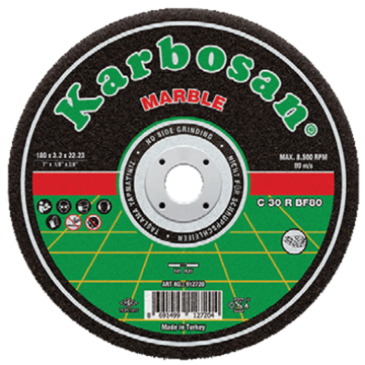 KARBOSAN SC Mermer Kesme Diski 115x2.5x22 | Mermer & Taş Kesici