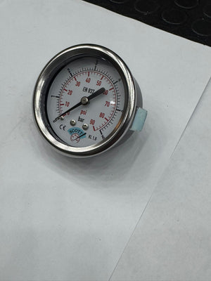 SCOTT 63 mm 1/4" Panotip Manometre Arkadan Bağlantılı | 0–6 bar