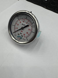 100 mm 1/2 Manometre Arkadan Bağlantılı Panotip 304 Paslanmaz Çelik Pirinç