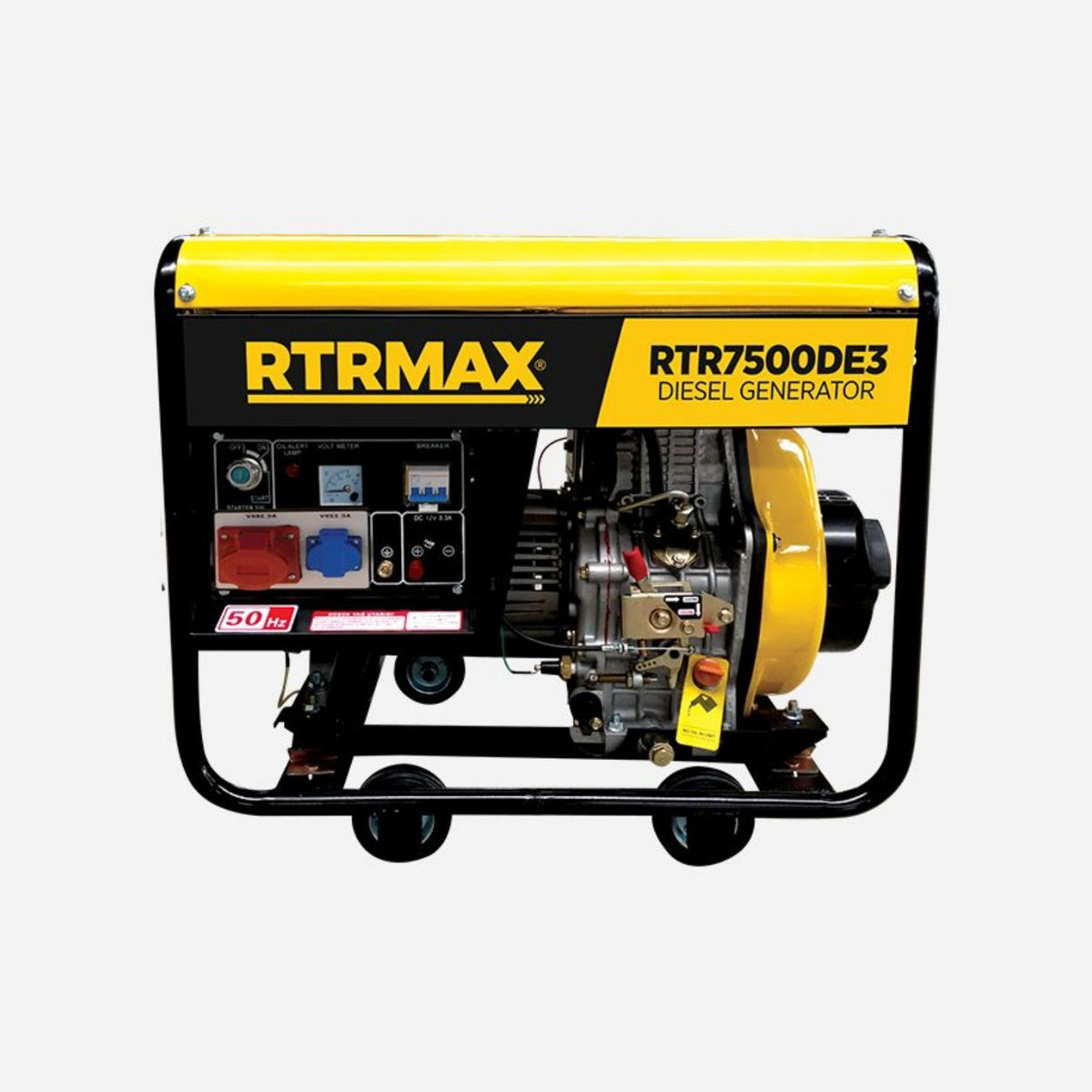 RTRMAX Dizel Jeneratör 6.5/6 kW Trifaze RTR7500DE3