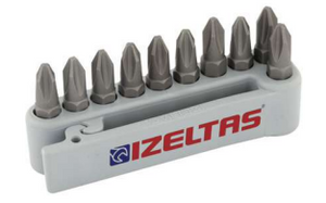 İZELTAŞ Yıldız Bits Uç Takımı (10 Parça, 25 mm) Ph3 | Bits Uç Takımı