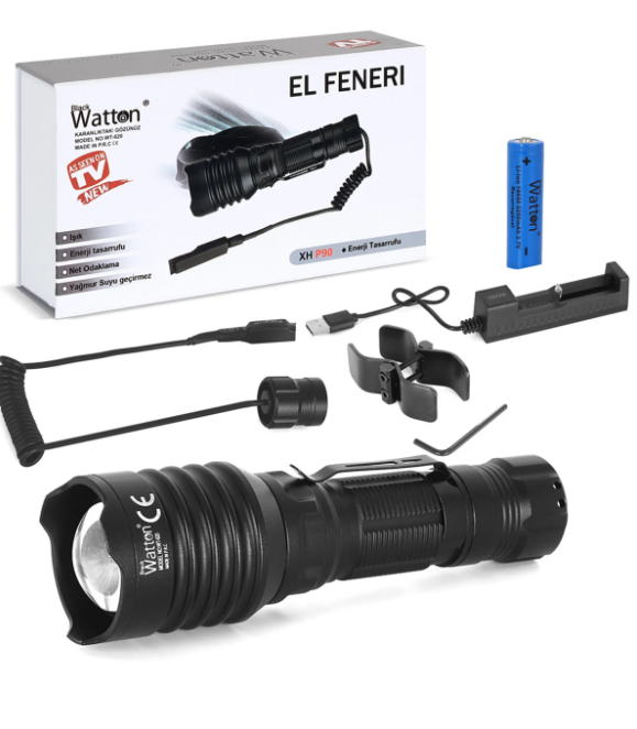 Tg-10 Şarjlı Profesyonel Av Feneri Wt-620