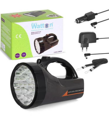 Wt-239 Şarjlı 7000mah El Feneri 25led 1200 Lümen 75w Avcı Balıkçı Feneri