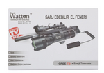 Güçlü Aparat Uyumlu Şarjlı Fener Wt-149
