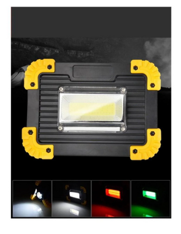 Wt-330 Şarjlı Projektör 20w Led Kamp Lambası Su Geçirmez Fener